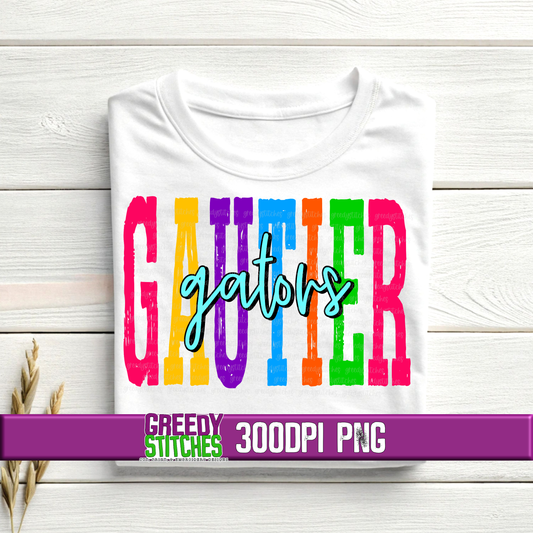 Tall Gautier Gators PNG