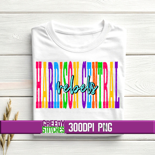 Tall Harrison Central Rebels PNG