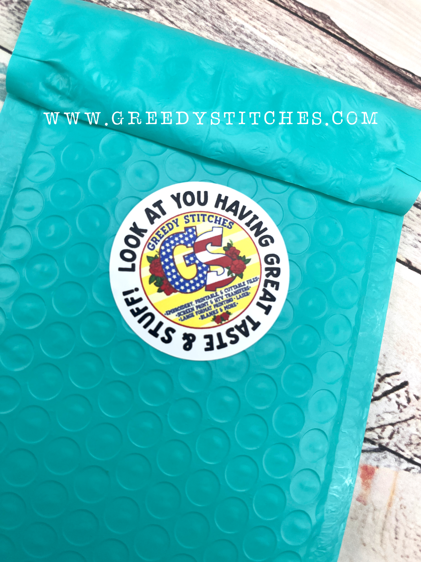 Custom Logo Packaging Stickers - Look at You Having Great Taste & Stuff Branding Sticker Sheets - 48 Stickers