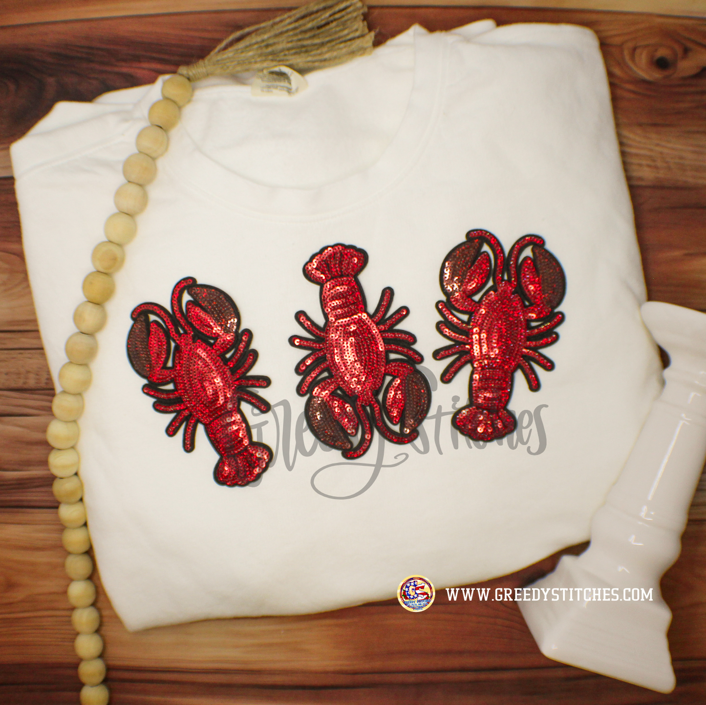Sequin Crawfish Patch