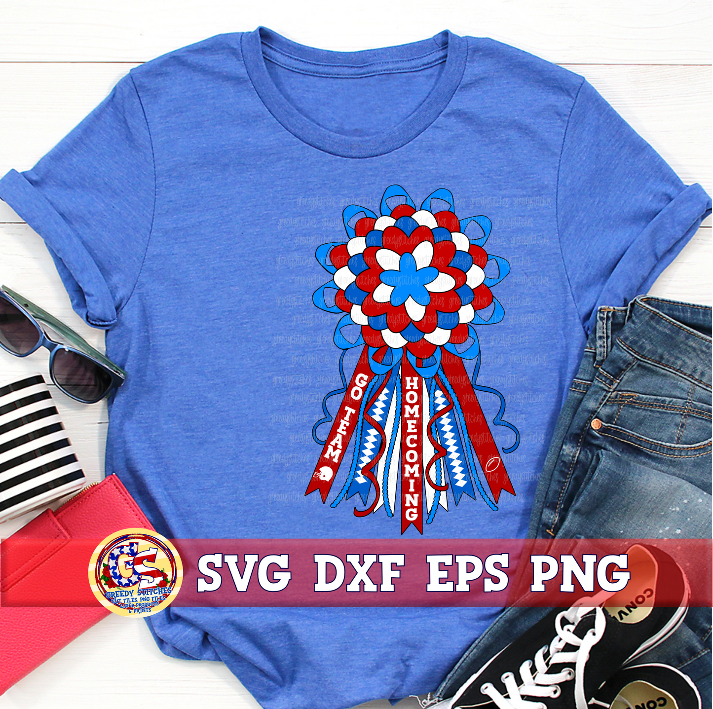 Homecoming Mum SVG DXF EPS PNG