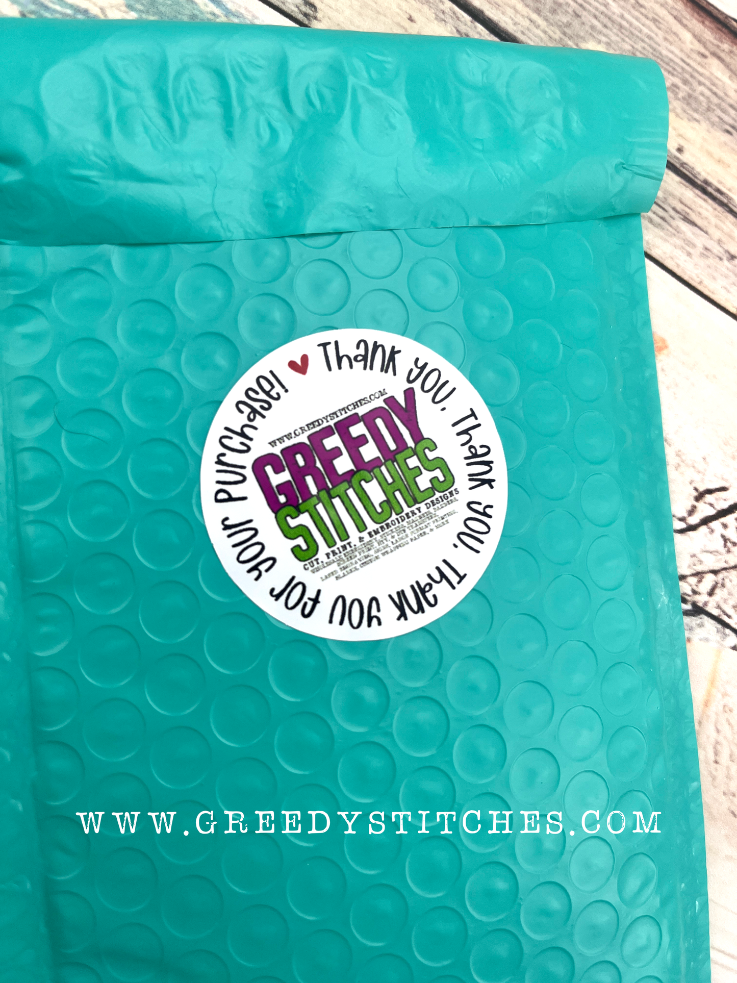 Custom Logo Packaging Stickers - Thank You for Your Purchase Branding Sticker Sheets - 48 Stickers