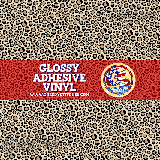 Leopard Glossy Adhesive Vinyl