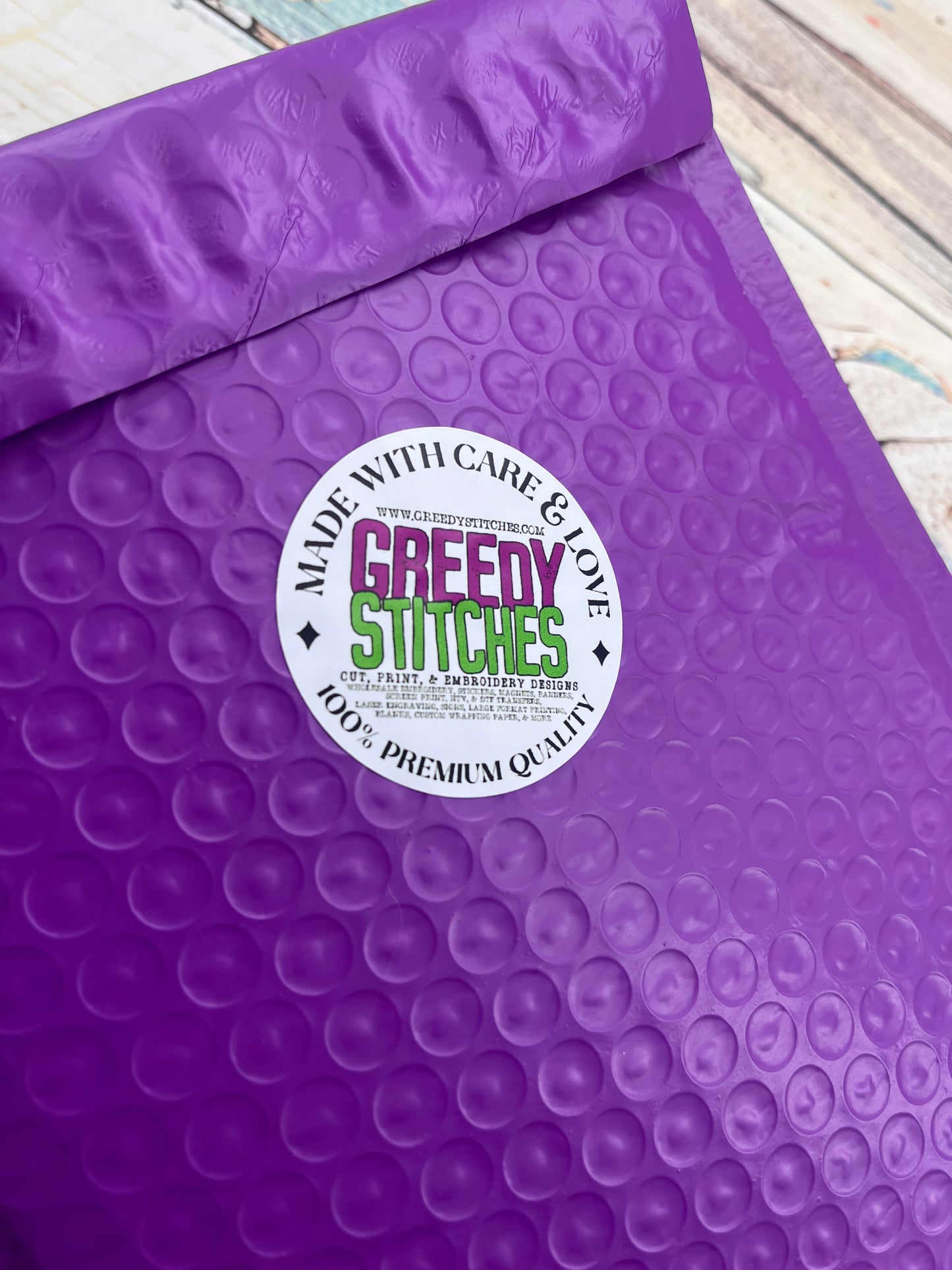 Custom Logo Packaging Stickers - Made with Care & Love Branding Sticker Sheets - 48 Stickers