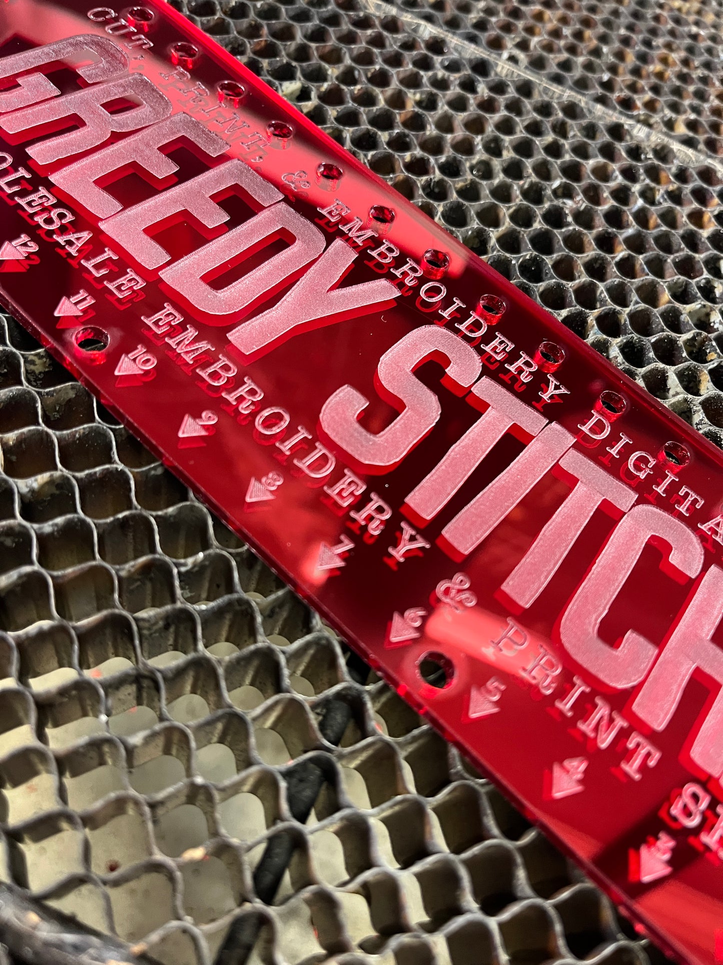 Custom Oiler Plate for Holiauma 15 Needle Embroidery Machines