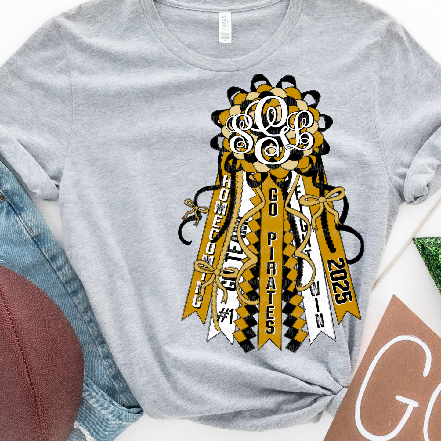 Homecoming Mum Bundle - Editable Homecoming Files