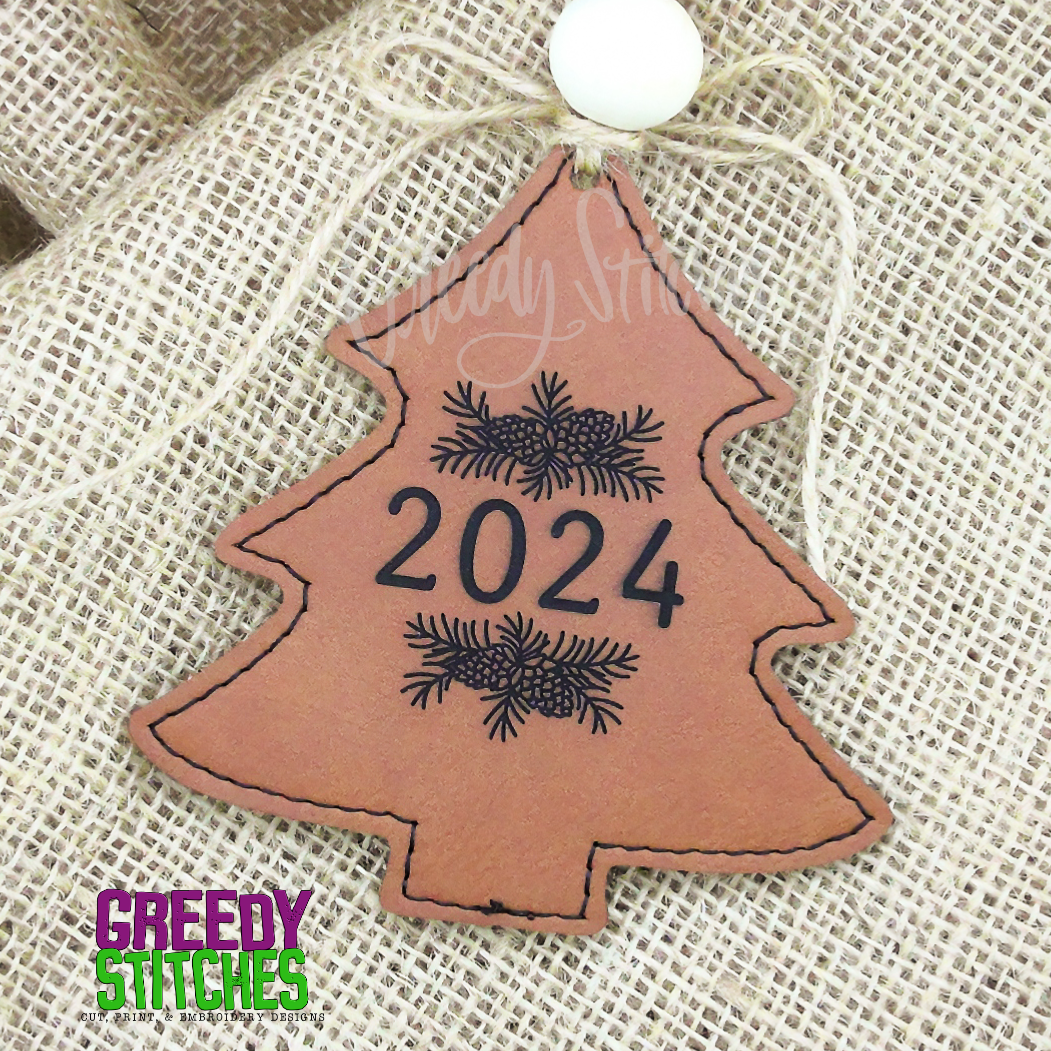 Baby's 1st Christmas Birth Stats Christmas Tree Ornament