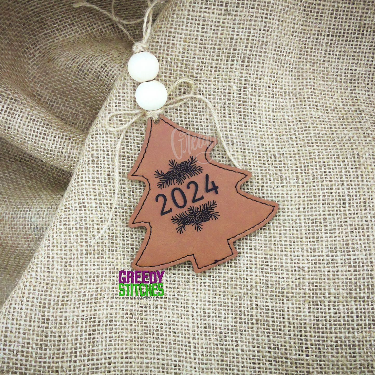 Baby's 1st Christmas Birth Stats Christmas Tree Ornament