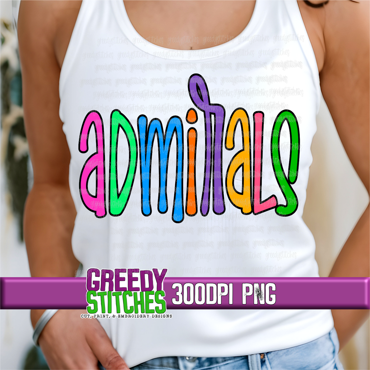 Neon Admirals PNG