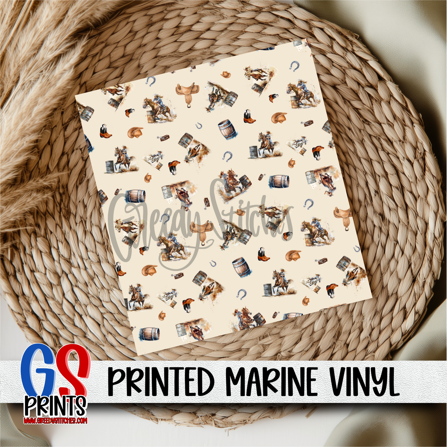 Barrel Racer Marine Vinyl