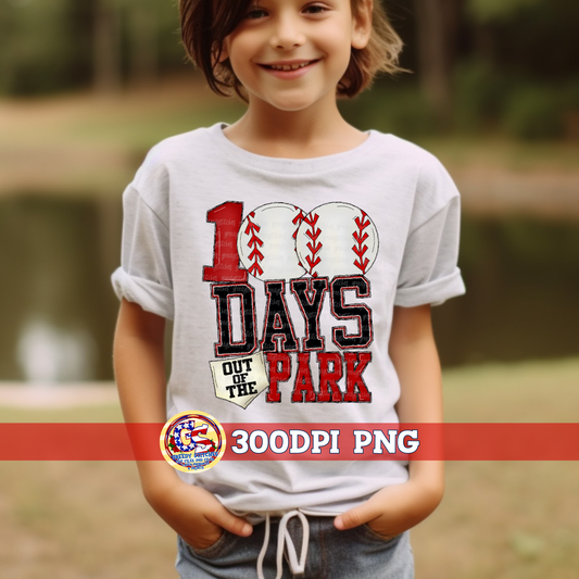 100 Days Out of the Park Baseball PNG