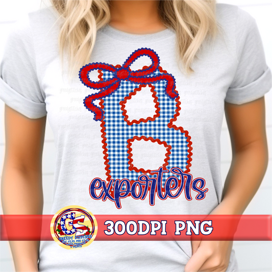 Brazosport Exporters RicRac Gingham PNG