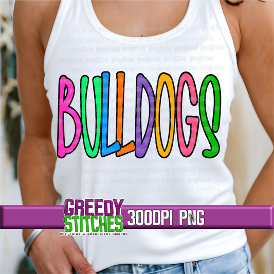 Neon Bulldogs PNG