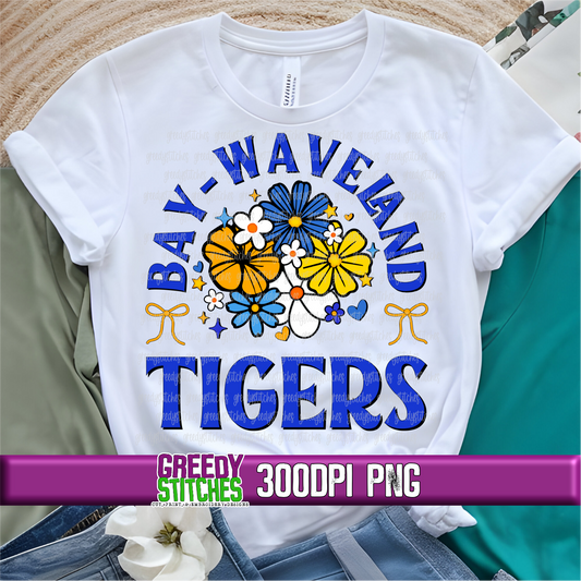 Floral Bay-Waveland Tigers PNG Set