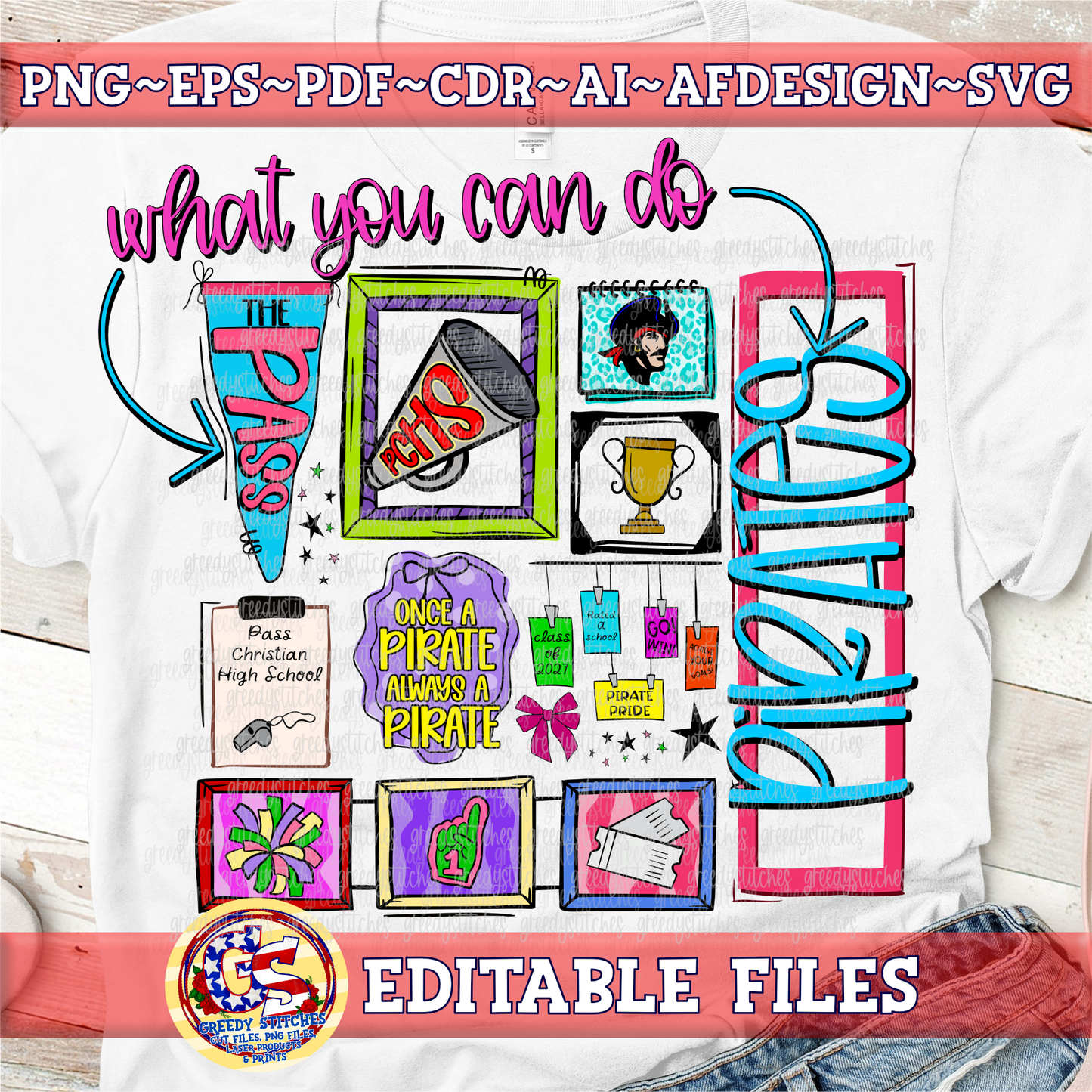Spirit Doodle Frames & Pennants CDR, Ai, AfDesign, EPS, PDF, SVG, PNG