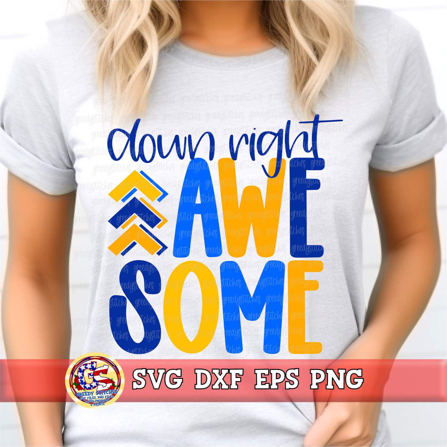 Down Right Awesome SVG DXF EPS PNG