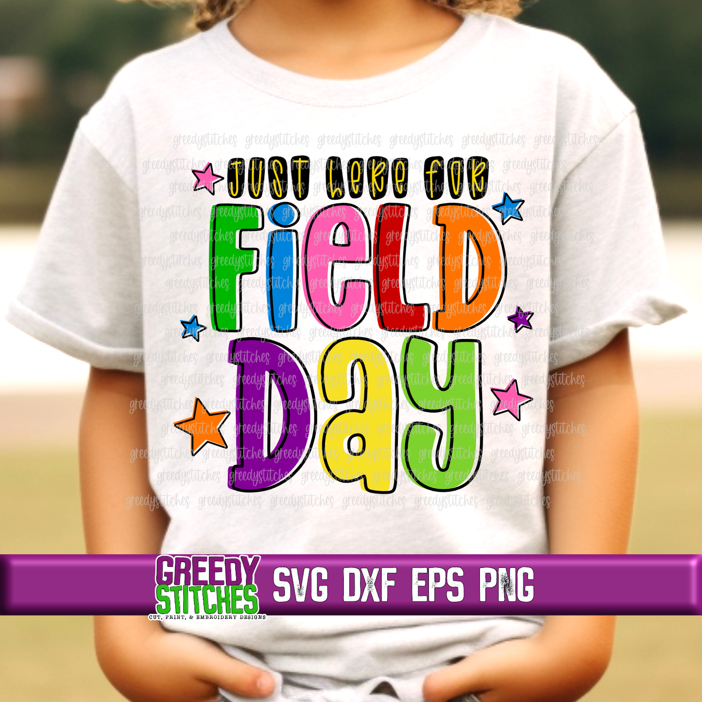 Just Here for Field Day SVG DXF EPS PNG