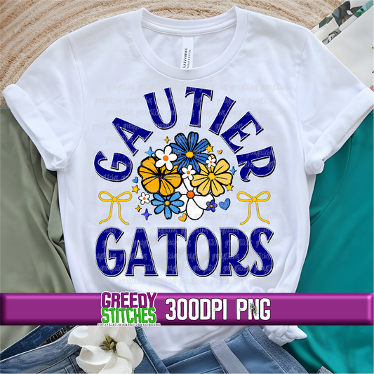 Floral Gautier Gators PNG Se