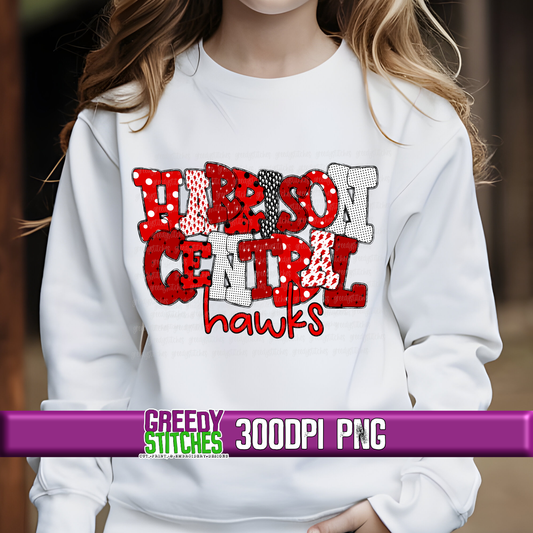Harrison Central Hawks PNG - Harrison Central Doodle