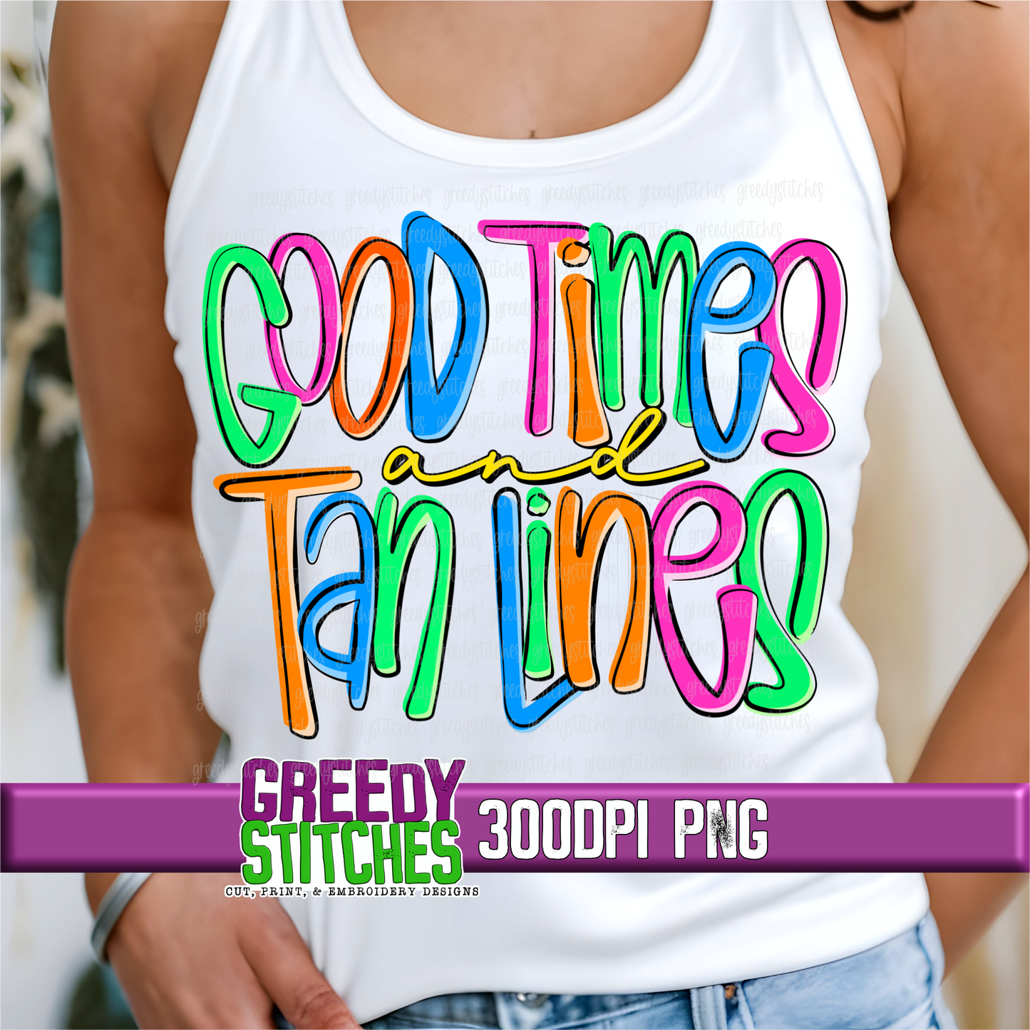 Good Times and Tan Lines PNG