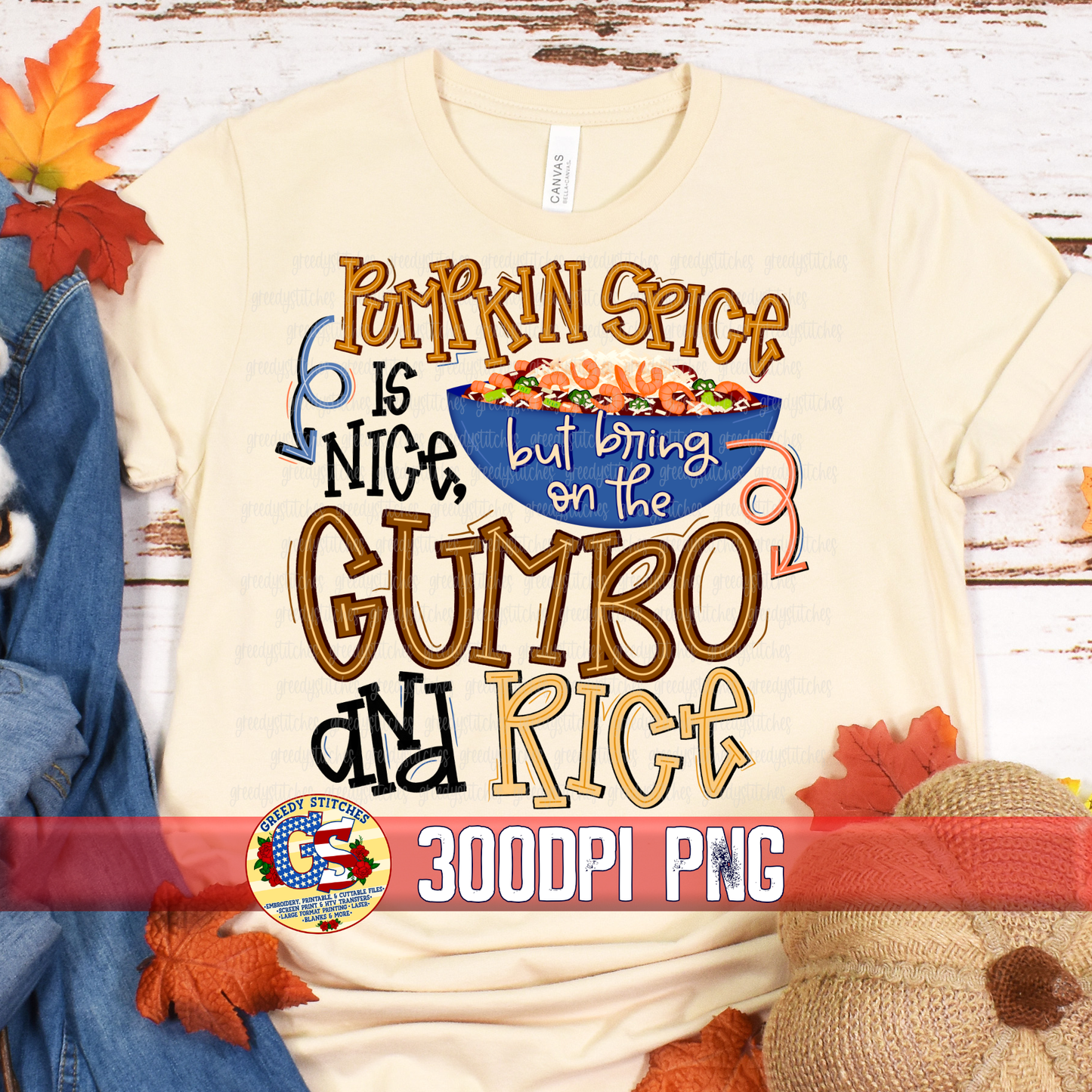 Pumpkin Spice is Nice but Bring on the Gumbo and Rice PNG