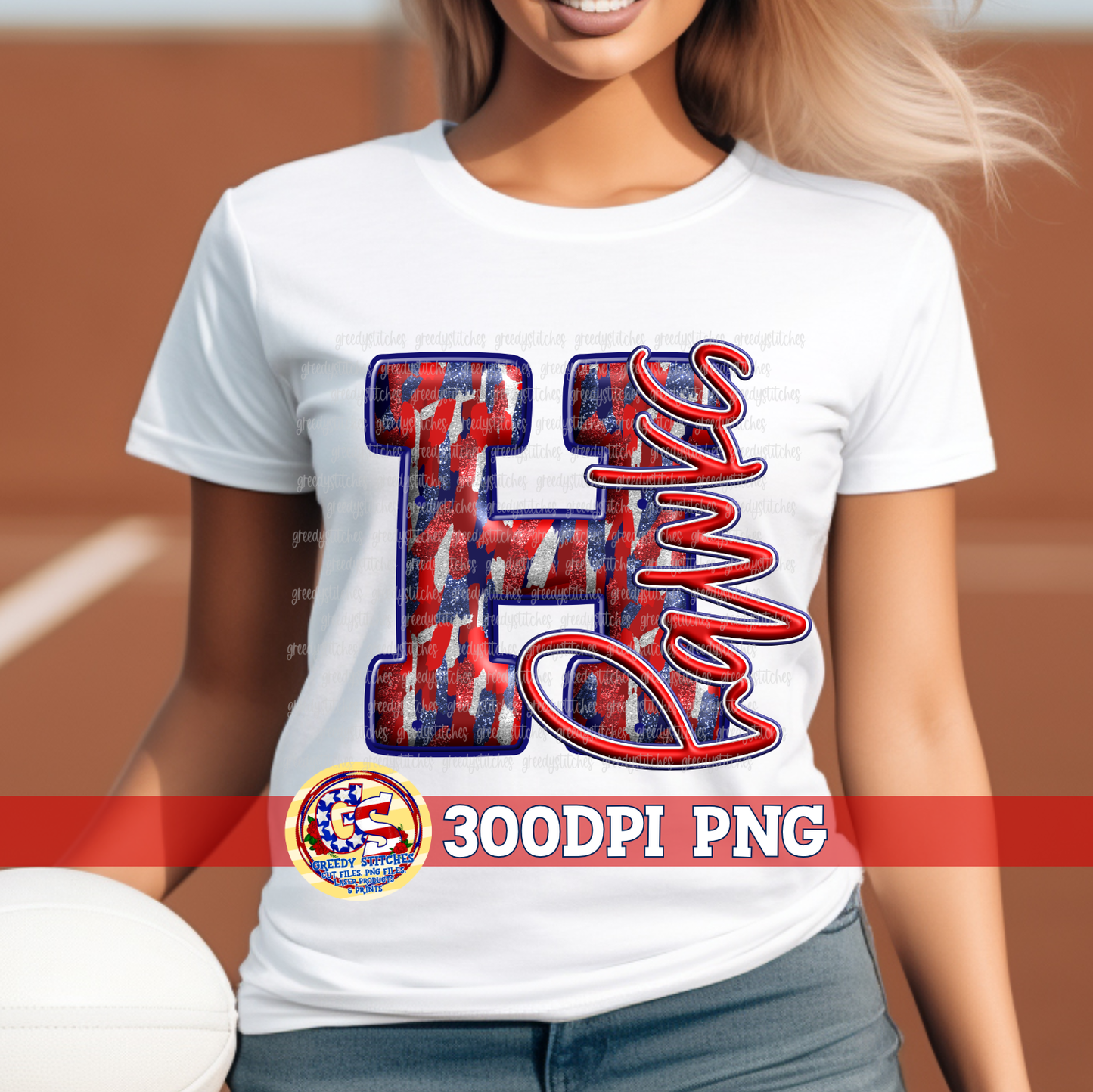 Hancock Hawks 3D Inflated PNG