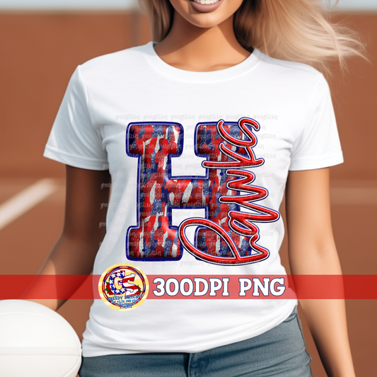 Hancock Hawks 3D Inflated PNG