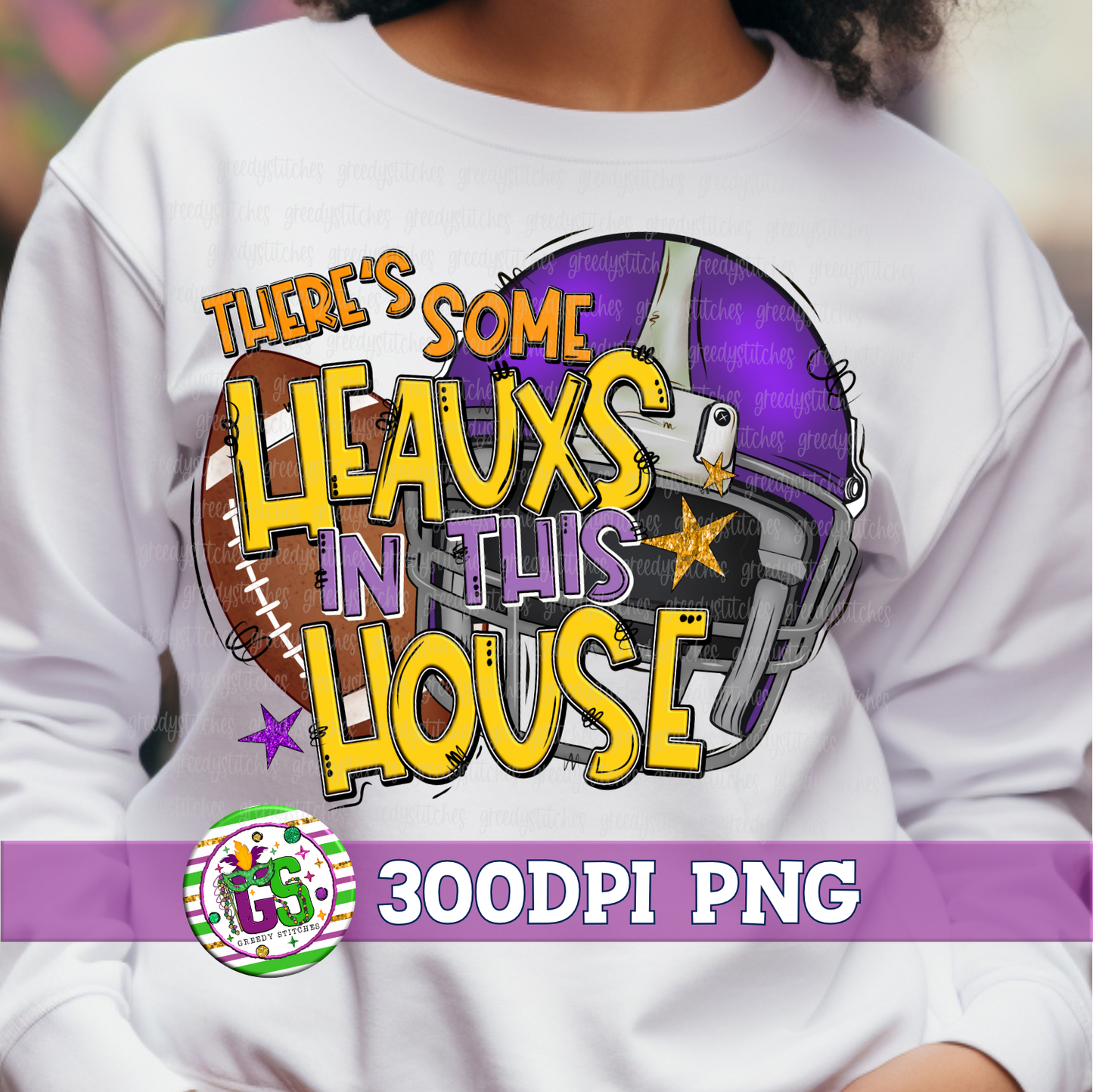 There's Some Heauxs in this House PNG - Football