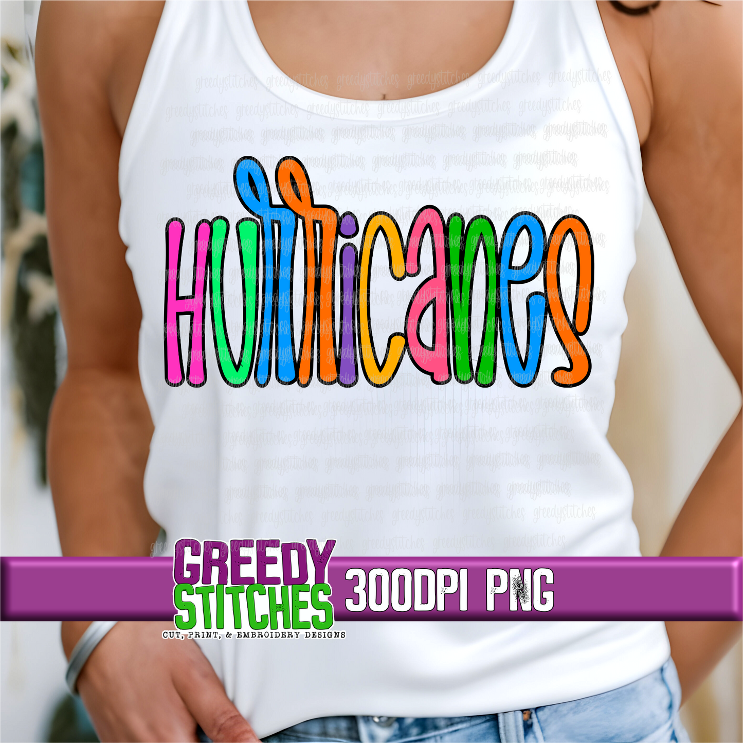 Neon Hurricanes PNG