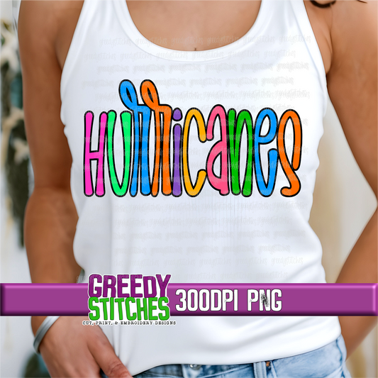 Neon Hurricanes PNG