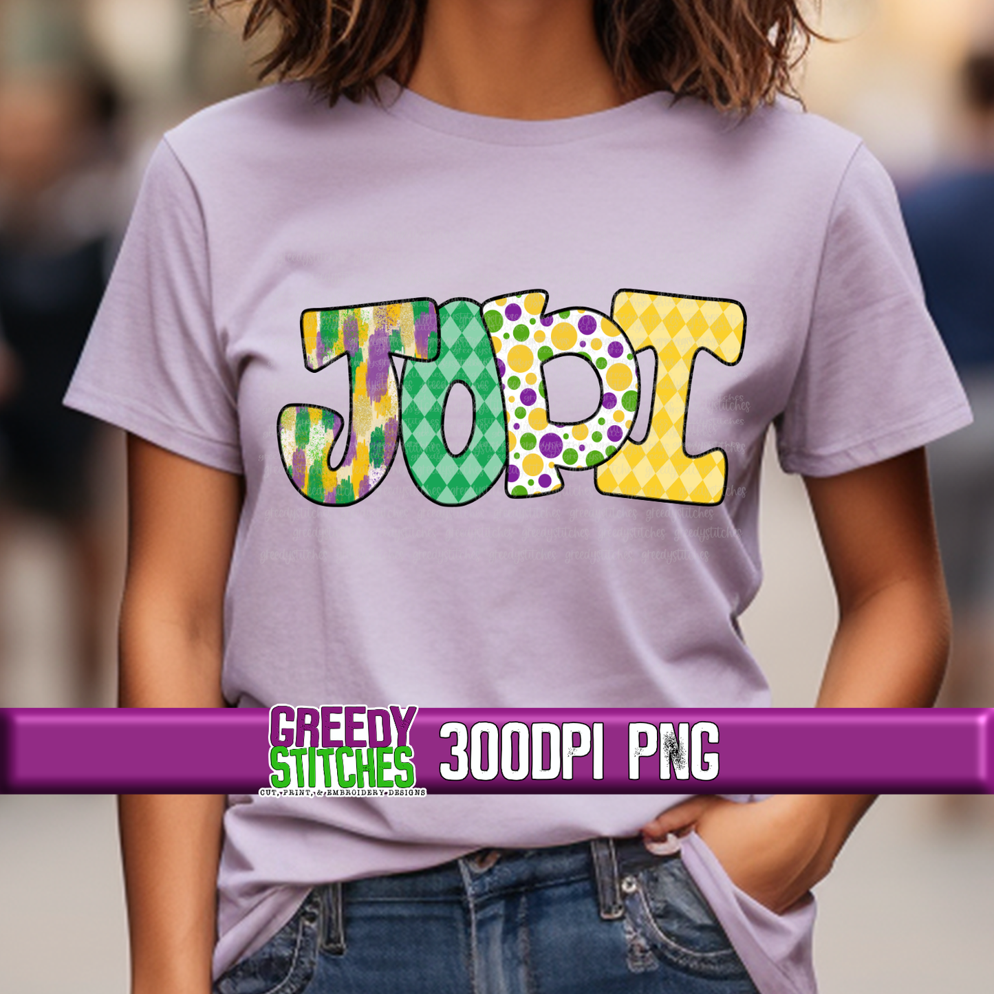 Boo Thang Mardi Gras Brush Alpha PNG & OTF Files