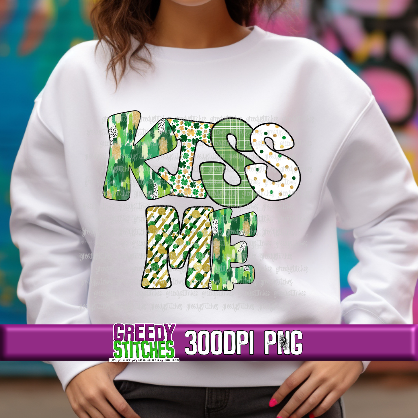 Boo Thang St. Patrick's Day Alpha PNG & OTF Files
