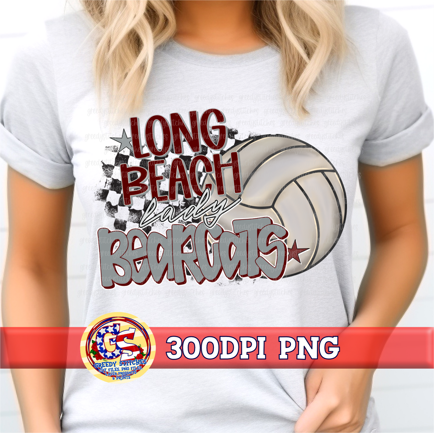 Long Beach Lady Bearcats Volleyball PNG