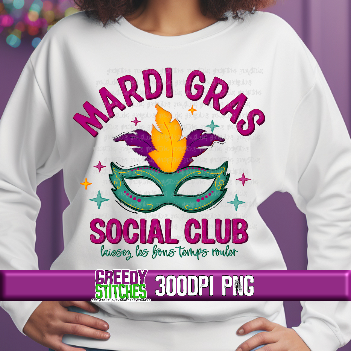 Mardi Gras Social Club PNG