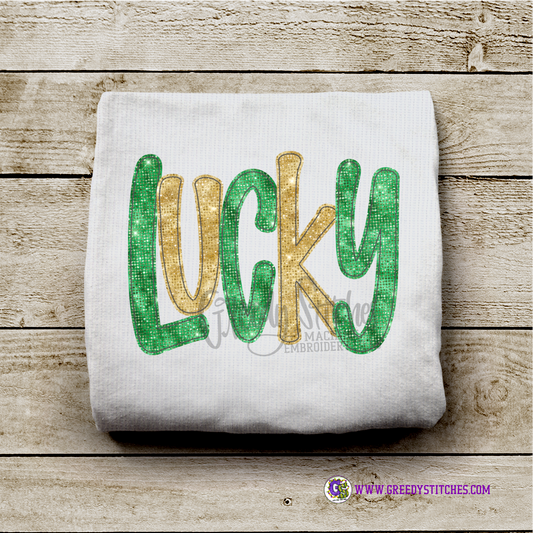 Lucky Applique Machine Embroidery Design