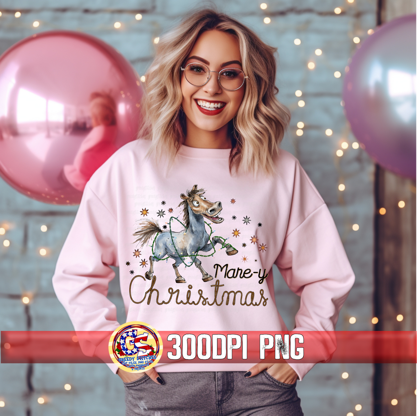 Mare-y Christmas PNG