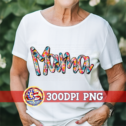 Mama Doodle Letters PNG