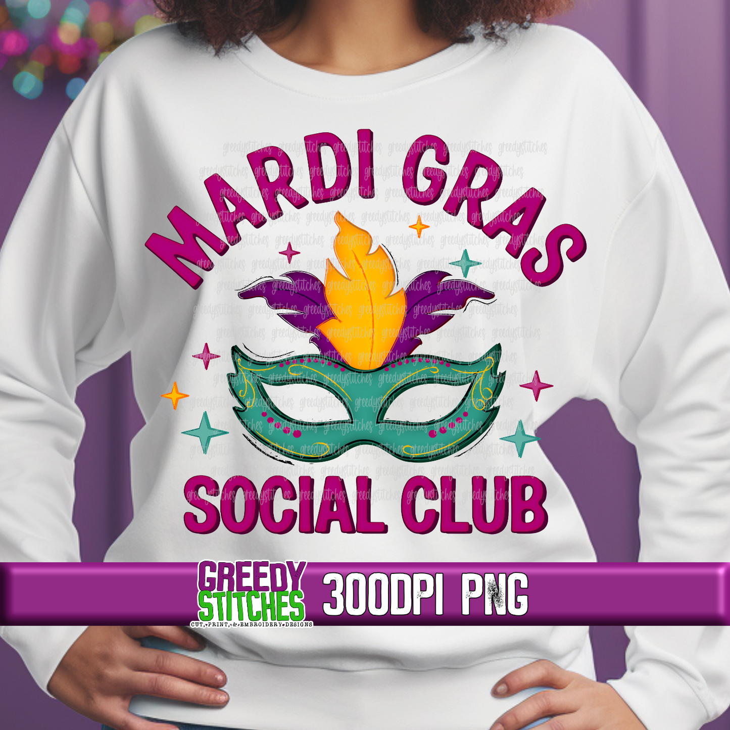 Mardi Gras Social Club PNG