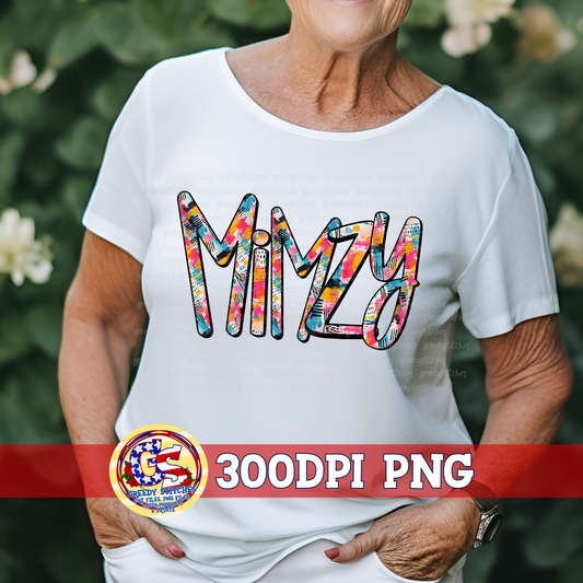 Mimzy Doodle Letters PNG