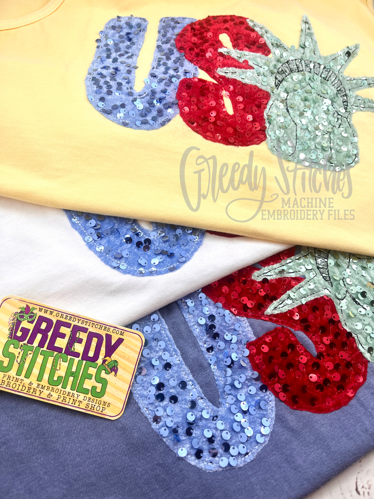 USA Lady Liberty Comfort Colors Short Sleeve T - Adult Sizes