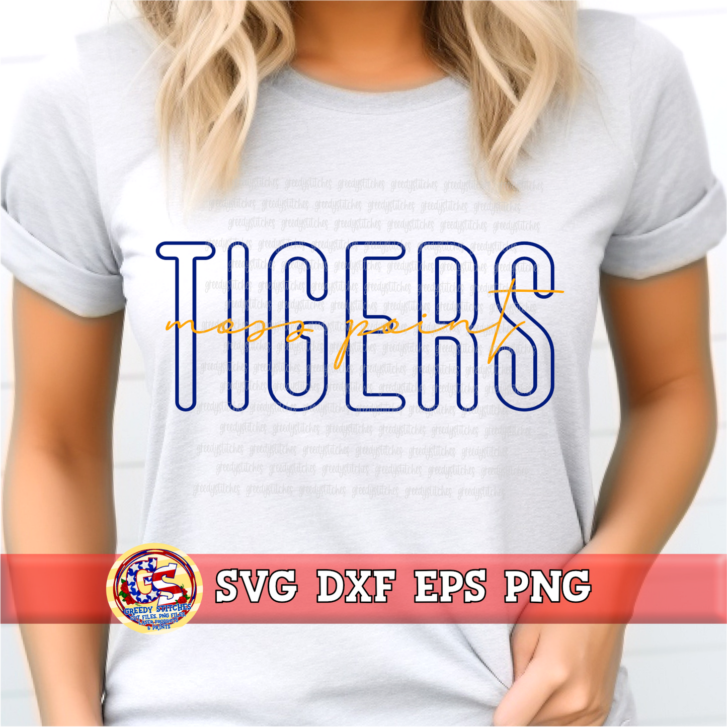 Moss Point Tigers SVG DXF EPS PNG