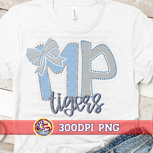 Moss Point Tigers PNG - Seersucker Ruffles Pearls