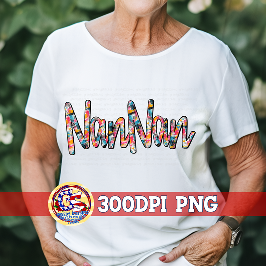 NanNan Doodle Letters PNG