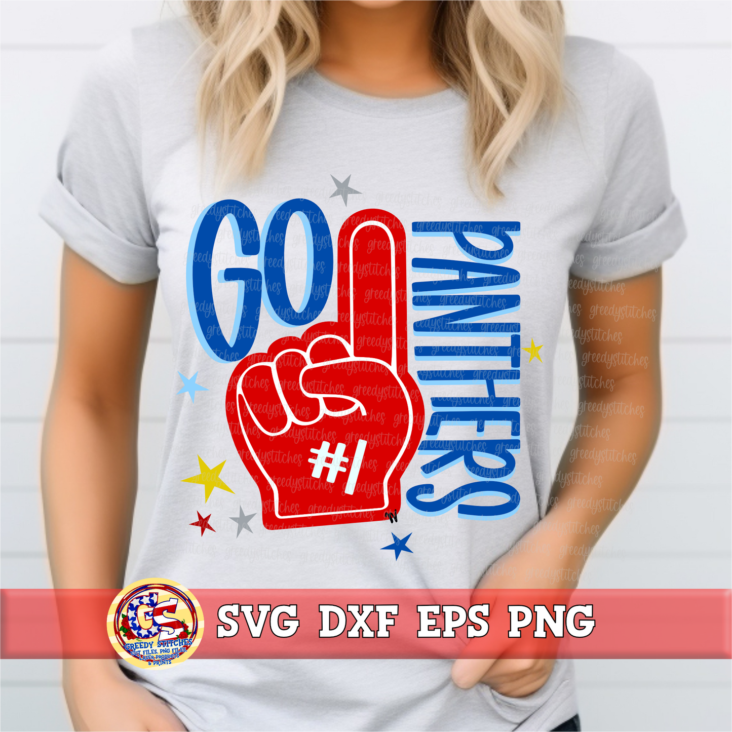 Go Panthers Foamie SVG DXF EPS PNG