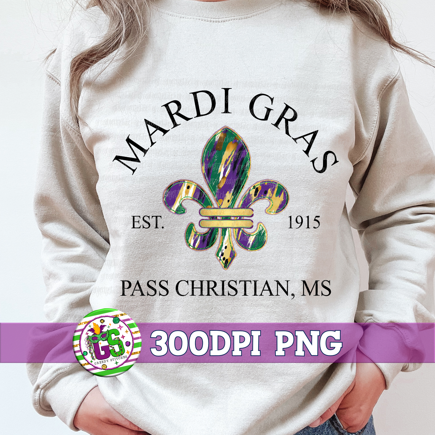 Pass Christian MS Mardi Gras Est 1918 PNG - Mardi Gras