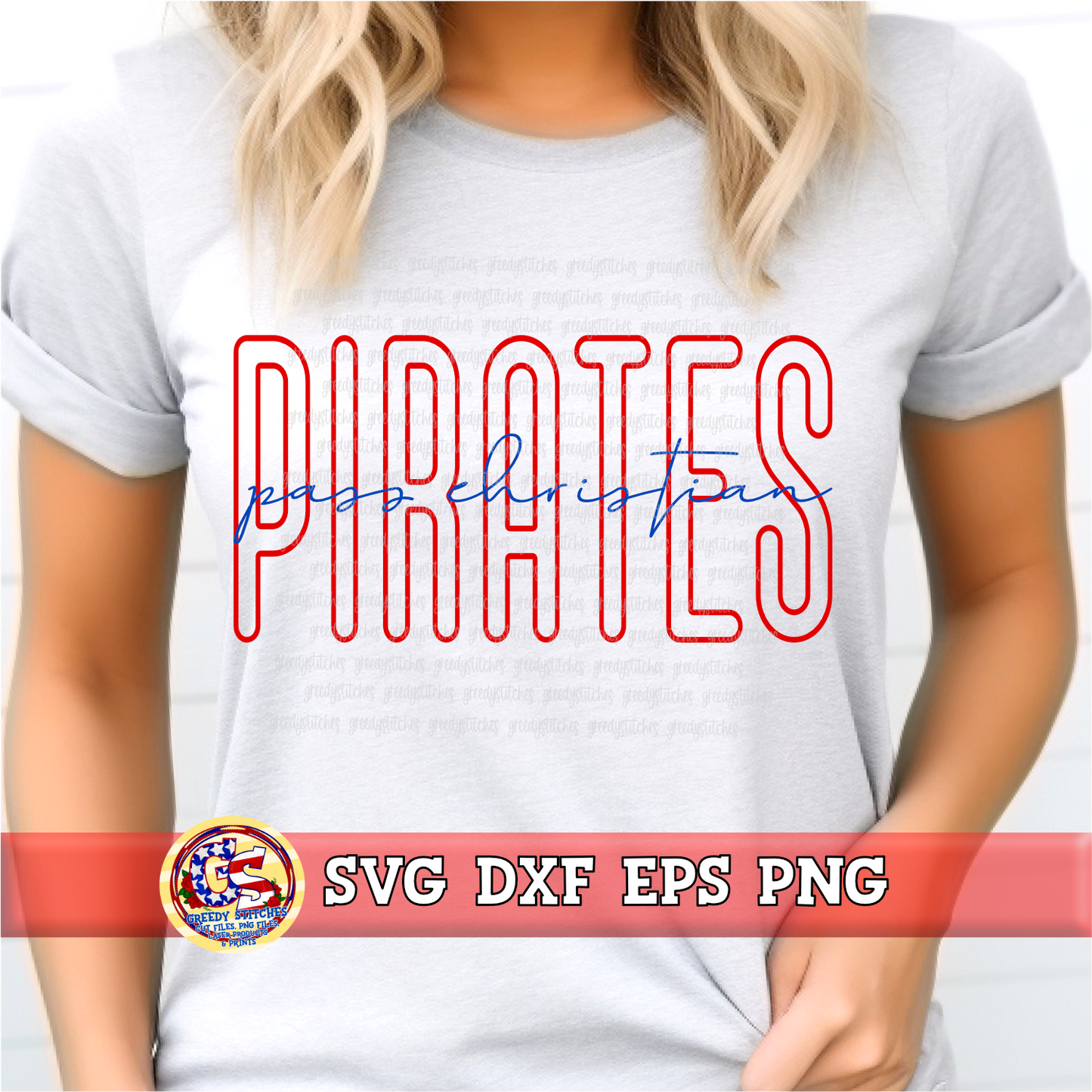 Pass Christian Pirates SVG DXF EPS PNG