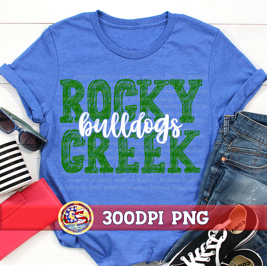 Rocky Creek Bulldogs PNG - Sketch