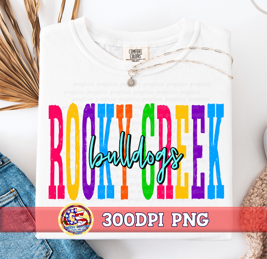 Tall Bright Rocky Creek Bulldogs PNG