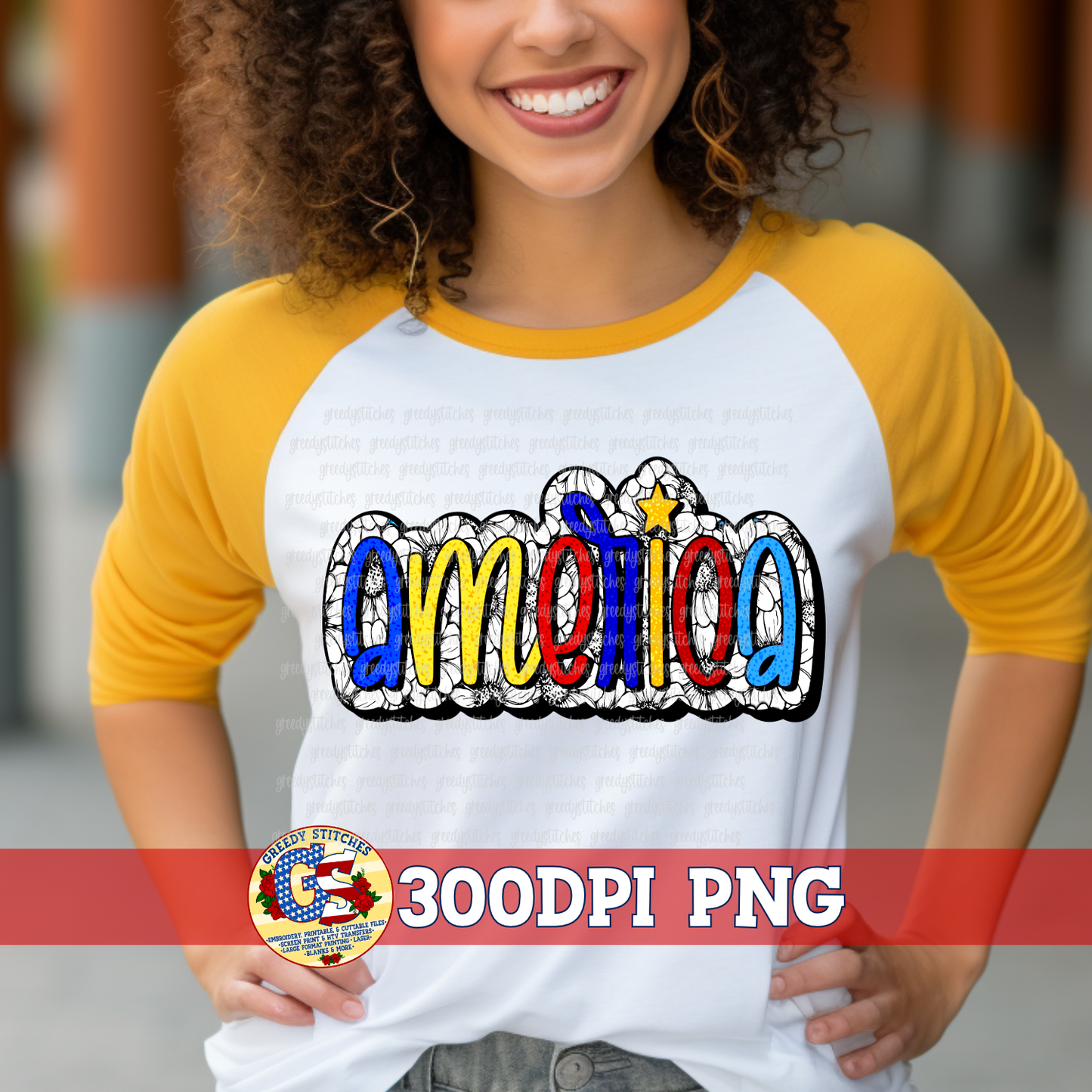 America Black White Daisies PNG