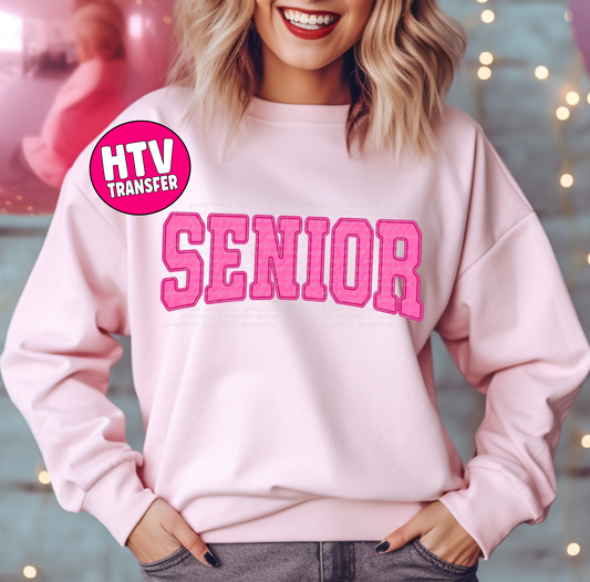 Pink Senior HTV Transfer